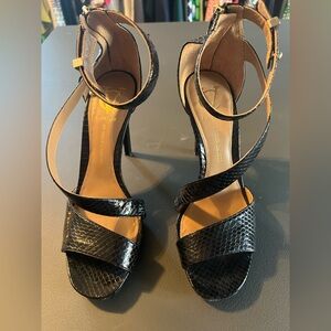 Strappy Black Signature Vince Camino High Heels